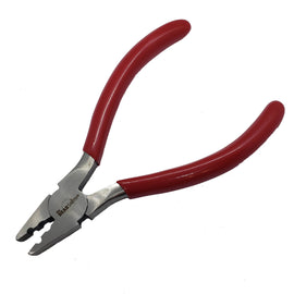 Fold over crimp pliers for leather, suede, fold-over crimps, by The Bead Smith