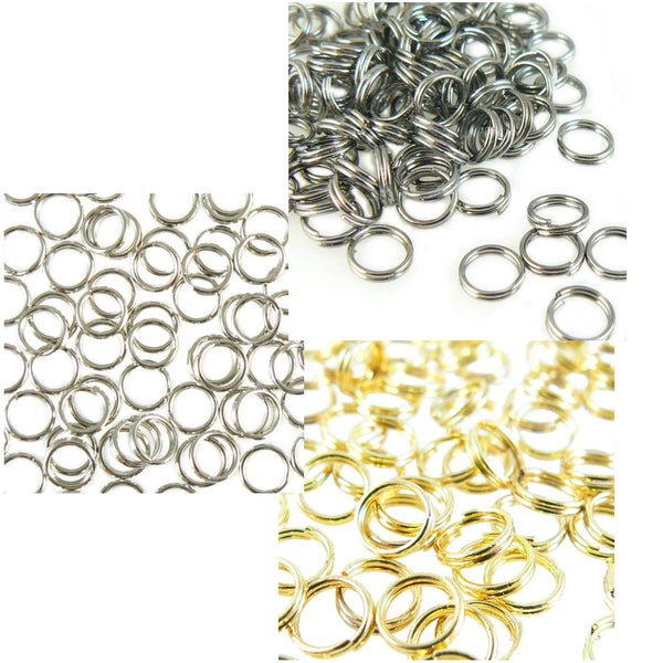24mm nickel OR gold plated split ring/ key ring/ key chain rings, 100 – My  Supplies Source
