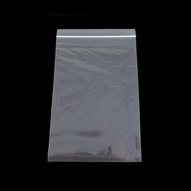 Reclosable zip top storage bags: 6" W x 9" L, clear plastic, 1.6 mil thick, 100 bags