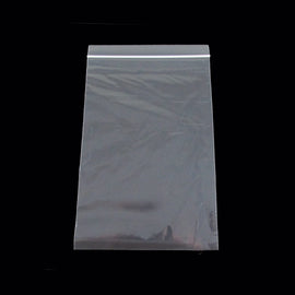 Reclosable zip top storage bags: 6" W x 9" L, clear plastic, 1.6 mil thick, 100 bags