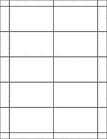 Blank Business Cards, Printable Matte Bright White Heavyweight Paper, 10 sheets (100 Cards)