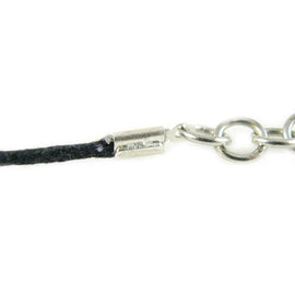 Silver Plated Fold Over Crimp Ends: 2.7mm, Jewelry Making (144 Pcs)