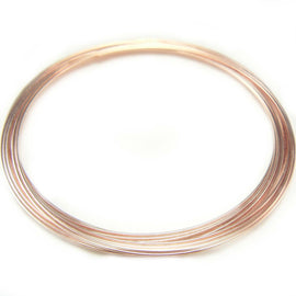 Large Copper Plated Bracelet Memory Wire: Bead Smith, 2.25" (22 Gauge), 12 loops