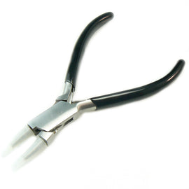 Pliers: Nylon jaw round nose pliers, 5" long