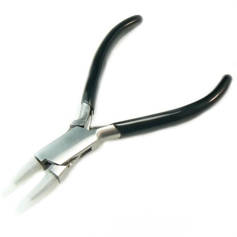 Pliers: Nylon jaw round nose pliers, 5" long