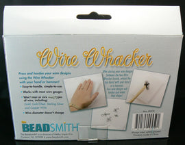 Wire Whacker tool set by The Bead Smith, 2 boards, 6" L x 4" W x 1/2" H each. WSI