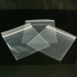 Clear Zip Top Bags: 3x3 Inch, Polyethylene, 100 Count