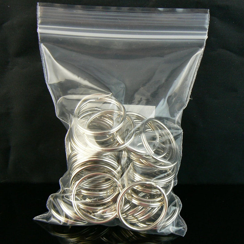 Reclosable zip top storage bags: 3" W x 4" L, clear polyethylene, 2 mil thick, 100 bags