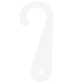 Plastic Retail Display Hooks, for Hosiery/ Scarf Hanging (100 Pcs)