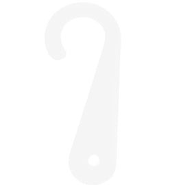 Plastic Retail Display Hooks, for Hosiery/ Scarf Hanging (100 Pcs)