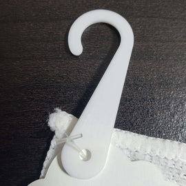 Plastic Retail Display Hooks, for Hosiery/ Scarf Hanging (100 Pcs)