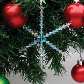 Wire Snowflake Forms, 3.75" diameter: Bead Smith DIY Ornament Kit (8 pcs) WS3