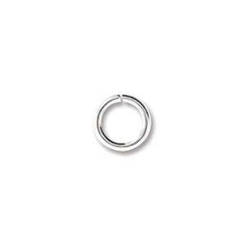 6mm Gold or Silver Plated Jump Rings: 19 Gauge, 144 pcs