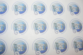 Blank, printable labels: 1" circle, matte white paper with PERMANENT adhesive, 10 sheets= 630 labels
