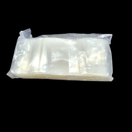 Small Clear Zip Top Bags: 2x2" Polyethylene, White Label Block (100 ct)