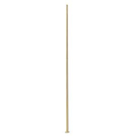Gold Plated Headpins: 2.25" Long, 21 Gauge, 144 pcs