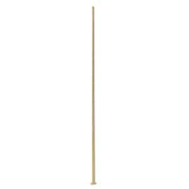 Gold Plated Headpins: 2.25" Jewelry Making, 21 Gauge, 36 pcs