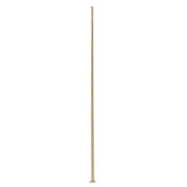 Gold Plated Headpins: 2.25" Long, 21 Gauge, 144 pcs