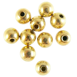Gold Plated Memory Wire Ends: 3mm Round, 12 or 48 pcs