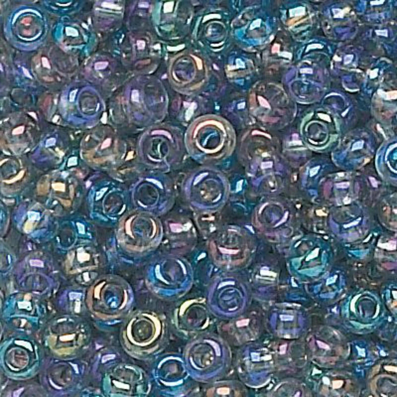 Preciosa Ornela Black Diamond Czech Glass Seed Beads, Size 6/0 (20 g), 41010AB