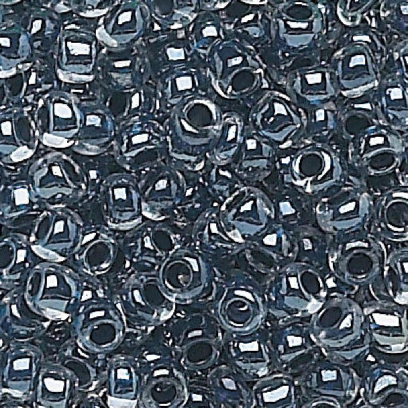 Czech Glass Seed Beads: Preciosa Jet Black 38149, Size 6/0 (20g)
