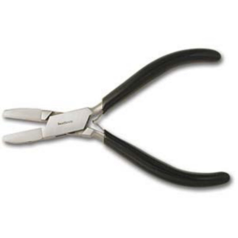 Pliers: Nylon jaw flat nose pliers, 4.75" L