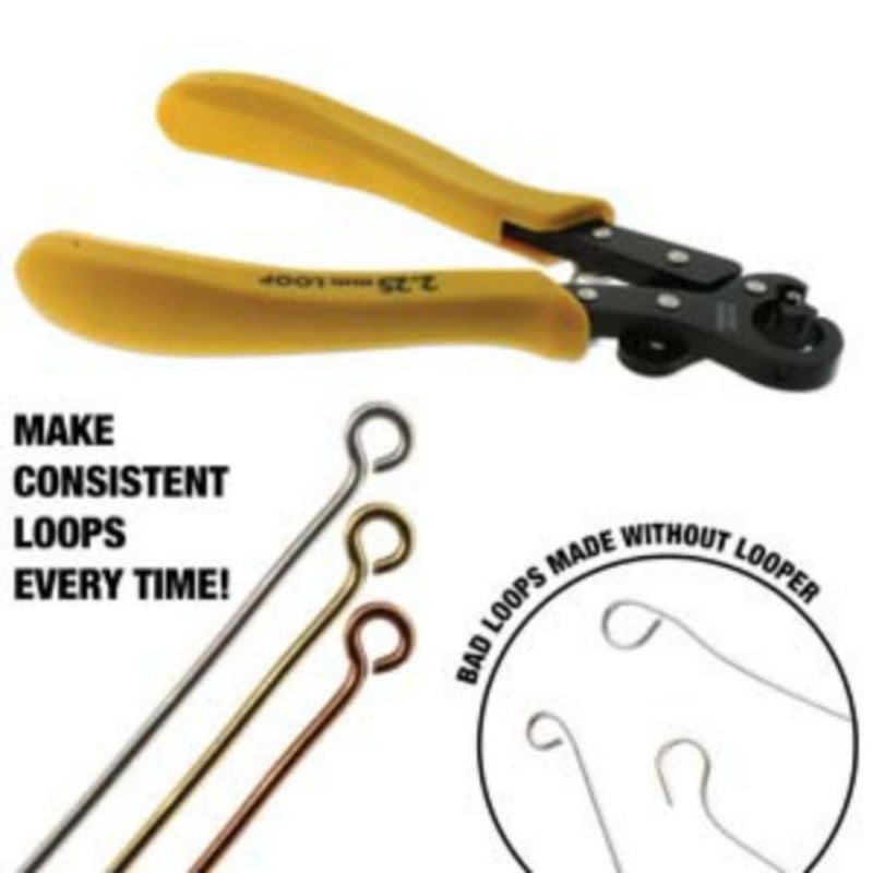 The Bead Smith 1-Step Looper. Makes a 2.25 mm loop in 24- 18 gauge wire. PLLOOP3