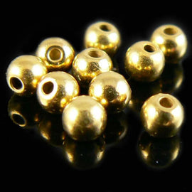 Gold Plated Memory Wire Ends: 3mm Round, 12 or 48 pcs