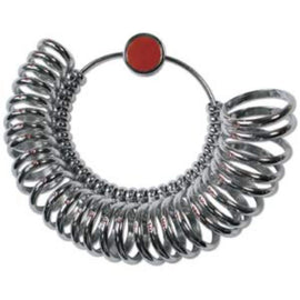 Metal Ring Sizer Set: USA Sizes 1-15 in half size increments