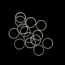 24mm Gold or Nickel Plated Split Rings: Key Chain Connectors, 75 pcs