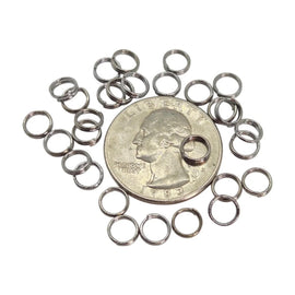 6mm Metal Split Rings: Gold, Nickel, or Black Oxide, 1000pcs