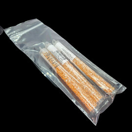 Reclosable zip top storage bags: 3" W x 8" L, clear polyethylene, 2 mil thick, 100 bags