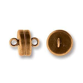 9mm x 8mm magnetic clasps, 6 or 12 ct. package. Several finishes to choose from!