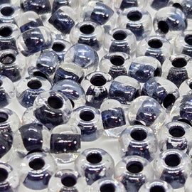 Czech Glass Seed Beads: Preciosa Jet Black 38149, Size 6/0 (20g)