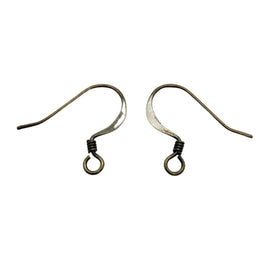 Antiqued Brass Plated Fishhook Ear Wires: 18mm, 48 pcs