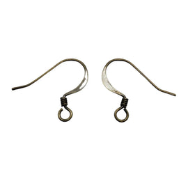 Antiqued Brass Plated Fishhook Ear Wires: 18mm, 144 pcs