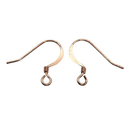 Copper Plated Fishhook Ear Wires: 18mm, 144 pcs