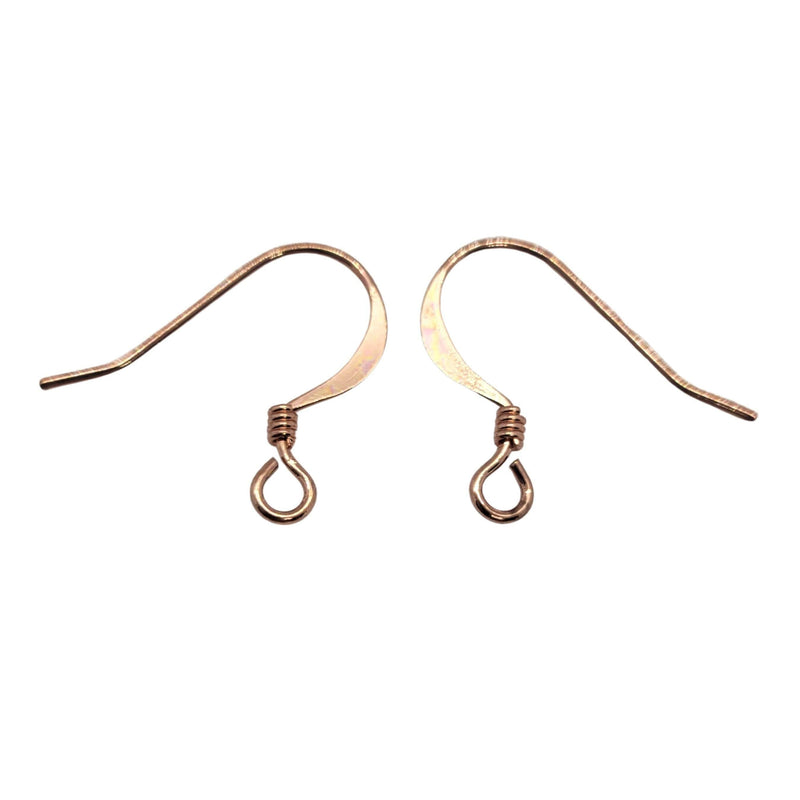 Copper Plated Fishhook Ear Wires: 18mm, 144 pcs
