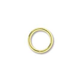 8mm gold plated or silver plated metal jump rings, 144 pcs.