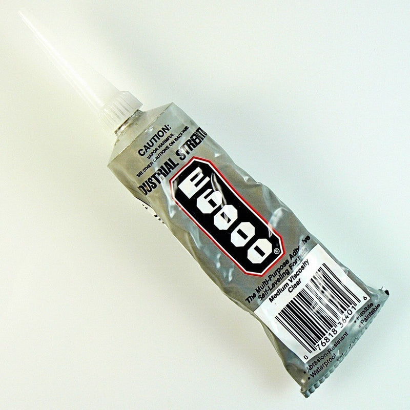 E6000 Glue Clear Med Viscosity 3.7 oz Tube (2 Tubes)