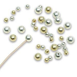5mm silver plated round memory wire ends, 48 pcs BULK PKG