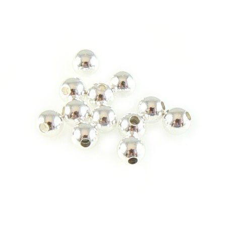 3mm silver plated memory wire ends, 12 or 48 pcs