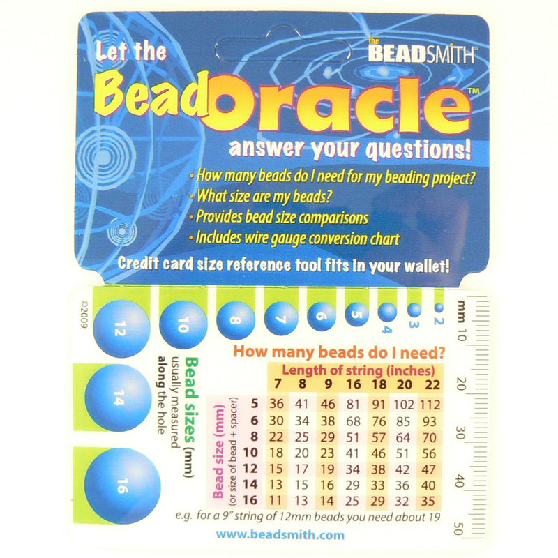 Bead Oracle quick reference card