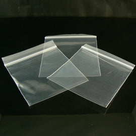 3" x 3", 2 mil thick, zip top reclosable polyethylene storage bags, 100 pcs
