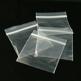 2" x 2" zip top reclosable polyethylene storage bags, 2 mil thick, 100 pcs