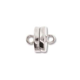 9mm x 8mm SUPER STRONG magnetic clasps, silver or gold, BULK 48 ct. package