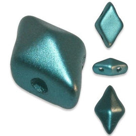 5x8mm pastel blue zircon DiamonDuo 2 hole beads, 12 gm, ~80 beads