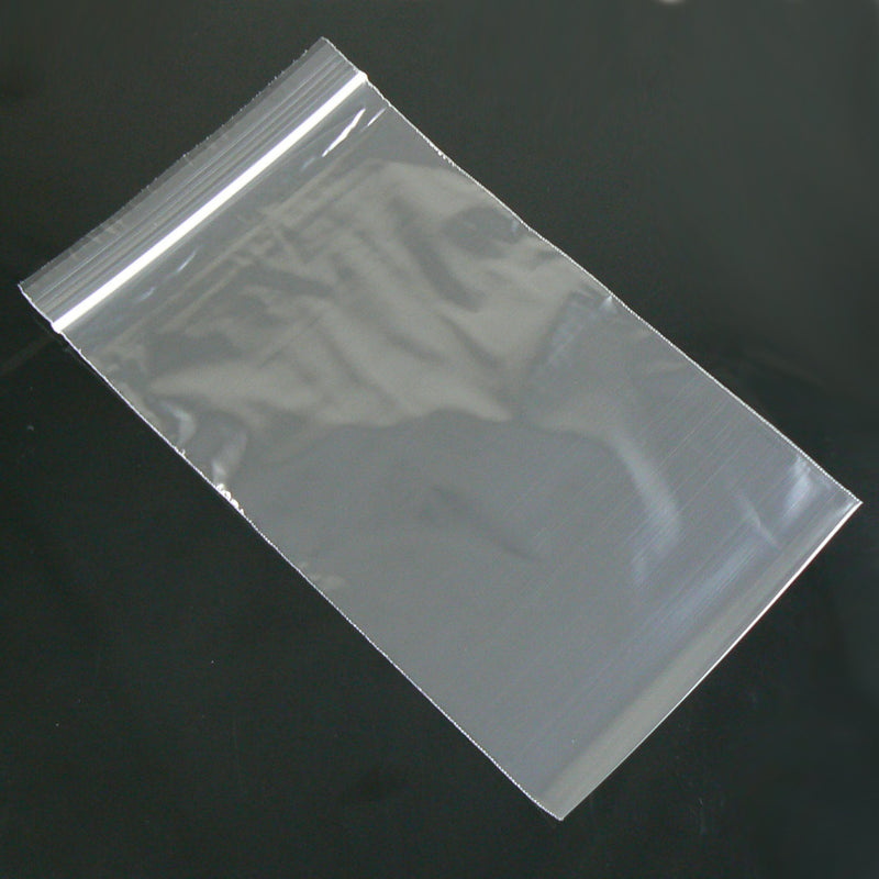5 x 8 zip top reclosable plastic storage bags, 2 mil thick, 100 pcs